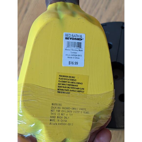 Solar Powered Dancing Bobble Head Toy Cute Nodding Monkey - Cup Tumbler Holder - Picture 4 of 6